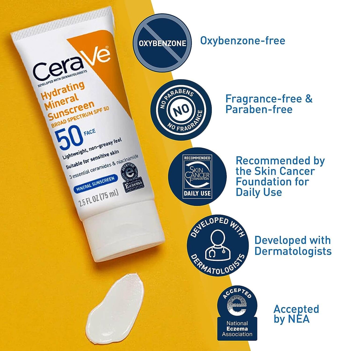 CeraVe HYDRATING MINERAL SUNSCREEN