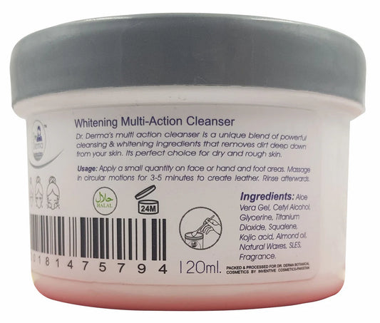 Dr DERMA WHITENING MULTI ACTION CLEANSER 120ML