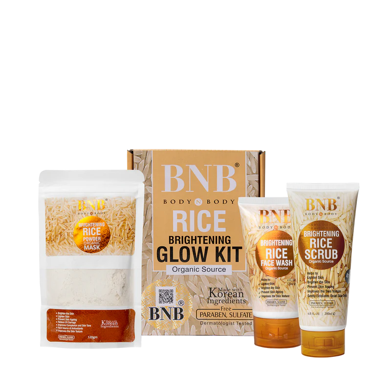 BNB RICE BRIGHTENING GLOW KIT