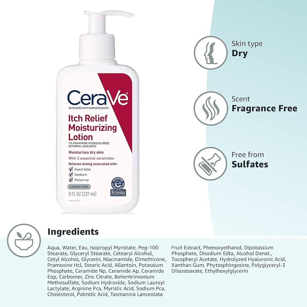 CereVe Itch Relief Moisturizing Lotion