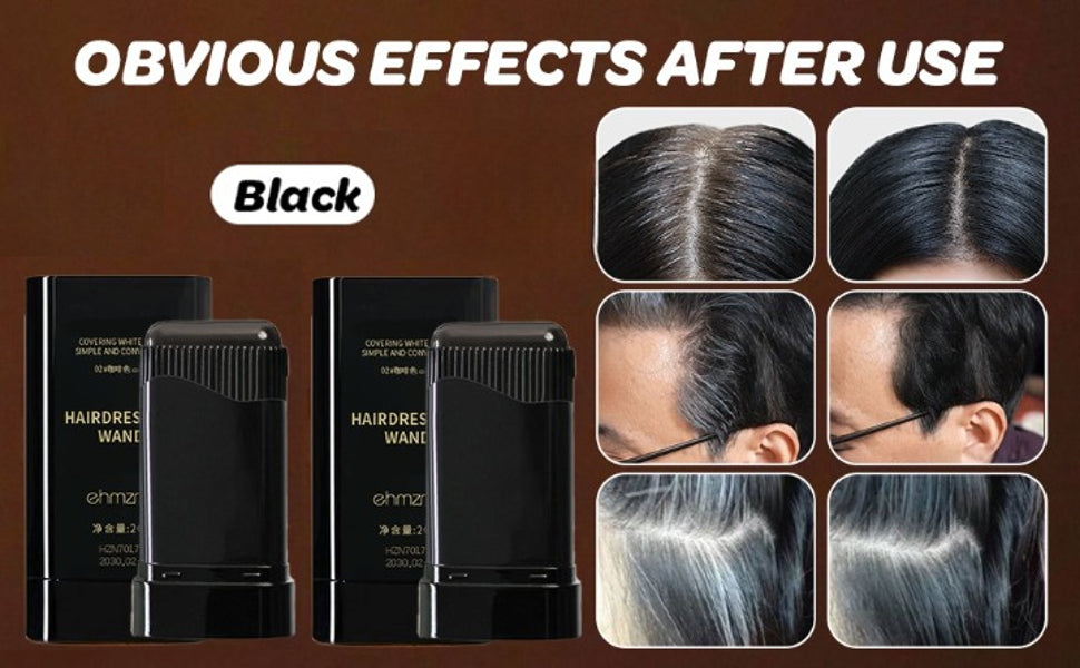 Dexe Long Lasting Hair Dressing Wand Natural Black