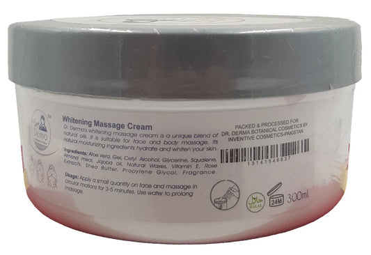 Dr DERMA WHITENING MASSAGE CREAM 300ML