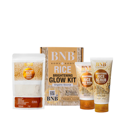 BNB RICE BRIGHTENING GLOW KIT