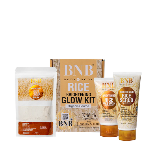 BNB RICE BRIGHTENING GLOW KIT