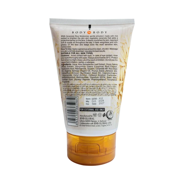 BNB ORGANIC CERAMIDE RICE MOISTURIZER 120ML