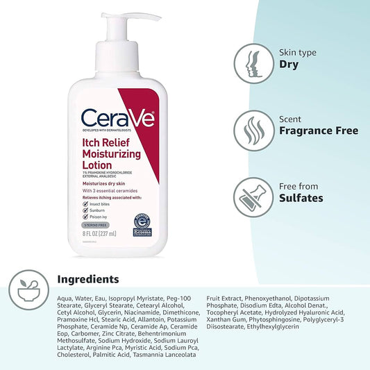 CereVe Itch Relief Moisturizing Lotion